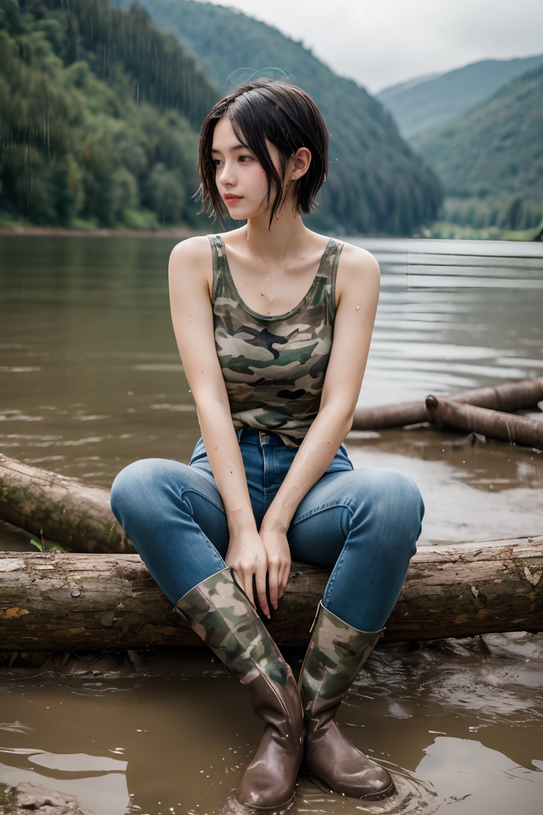 389351-410779248-natural skin,_lora_more_details_0.3_,_lora_GoodHands-beta2_1_,young woman,sitting on a log,lake shore in the background,wet camo.png